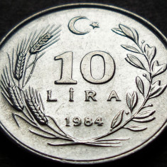Moneda 10 LIRE - TURCIA, anul 1984 *cod 530 A