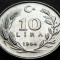 Moneda 10 LIRE - TURCIA, anul 1984 *cod 530 A