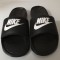 Nike, slapi dama negri, 38,5. Shopping City Timisoara, moll.