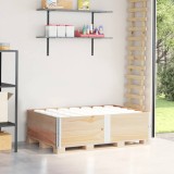 Gossi rame pentru paleti, 2 buc., 150x100 cm, lemn masiv de pin