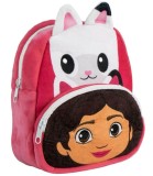 Rucsac de Pluș cu Buzunar Frontal pentru Grădiniță Gabby's Dollhouse 22 Cm