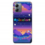 Husa compatibila cu Motorola Moto G14 Silicon Gel Tpu Model Pixel Art Peisaj