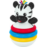 Baby Einstein Stack &amp; Wobble Zen Zebra jucarie pentru dentiție 3 m+ 1 buc