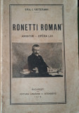 Ronetti Roman, amintiri, opera (Emil I. Critzmann, 1915)