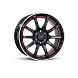 Set jante aliaj ART K355 15" 6.5J 5x110 ET35 negru polish, pentru Opel