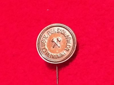 Insigna minerit - Clubul Pensionarilor PETROSANI foto