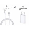 Incarcator Retea Apple iPhone A1400 cu Cablu de Date Lighting MD818, MB707ZM/B Original Blister