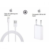 Incarcator Retea Apple iPhone A1400 cu Cablu de Date Lighting MD818, MB707ZM/B Original Blister