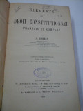 Cumpara ieftin ELEMENTS DE DROIT CONSTITUONNEL FRANCAIS ET COMPARE - A. ESMEIN