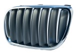 Grila radiator Bmw X3 (E83), 2006-11.2010, stanga, crom/negru, 51113420087, 205505-9, Rapid