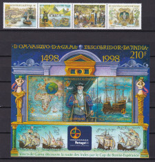 Noua Caledonie 1998 navigatie Vasco da Gama MI 1135-1141 MNH w57 foto