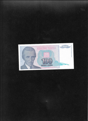 Iugoslavia 100 dinari dinara 1994 unc foto