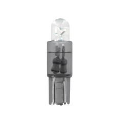 Bec tip LED 12V soclu plastic T5 W2x46d 2buc - Alb Garage AutoRide foto