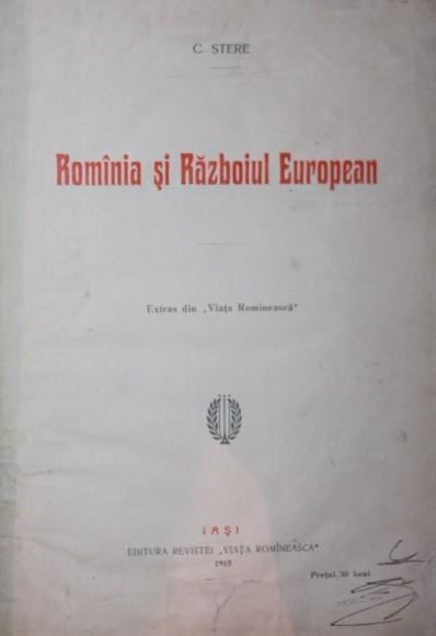 ROMANIA SI RAZBOIUL EUROPEAN