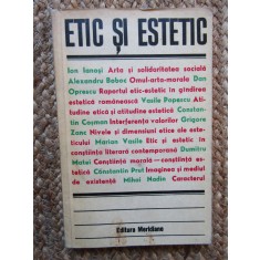ETIC SI ESTETIC. STUDII DE ESTETICA SI TEORIA ARTEI-DUMITRU MATEI