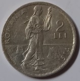 Rom&acirc;nia, 2 Lei 1914, Argint.