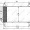 NRF 35949 EASY FIT Condensator, climatizare