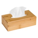 Suport Servetele Bambus, Natural, 28x15x9 cm, Cu Sertar