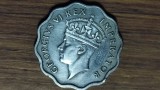 Cipru britanic - raritate perioada WW2 - 1 piastre 1938 an unic - dantelata - King George VI