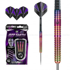 Set darts Winmau steel Jeff Smith 90% Tungsten Rainbow 23g foto