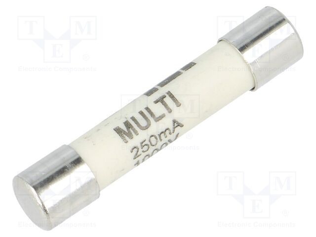 Siguranţă ultra-rapidă ESKA 250mA 1kVAC 6,3x32mm alamă