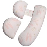 Set Perna pentru Gravide, Husa Detasabila, Utilizare in Forma H si U, Reglabila, Latime Ajustabila, Proactive, Roz Pal