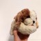 Caine /catel vechi, vintage, Shanghai Dolls Factory SDF mohair China, 16cm