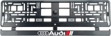 Cumpara ieftin Set 2 bucati, suport numar inmatriculare Carbon, Audi II, Autohelix MSA