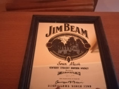 reclama metalica jim beam foto