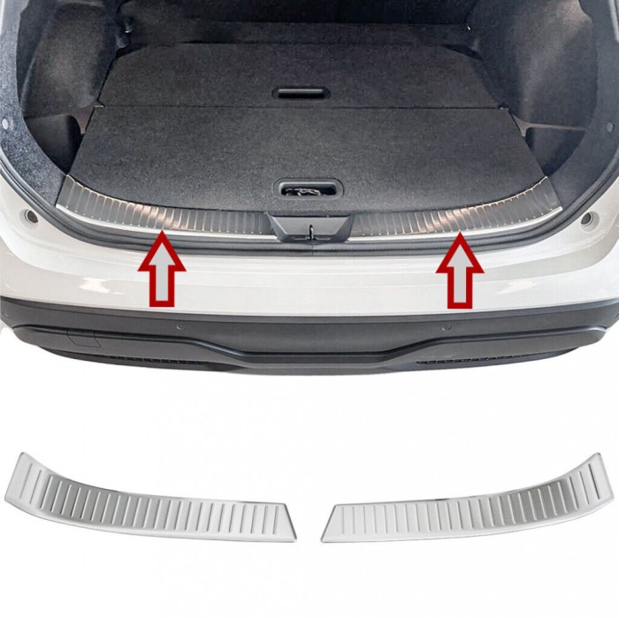 Set de 2 ornamente protectie portbagaj interior mate pentru Nissan Qashqai J12 din 2021