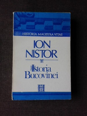 Istoria Bucovinei - Ion Nistor foto