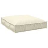 vidaXL Perne paleți de șezut, crem 70x70x12 cm, textil oxford