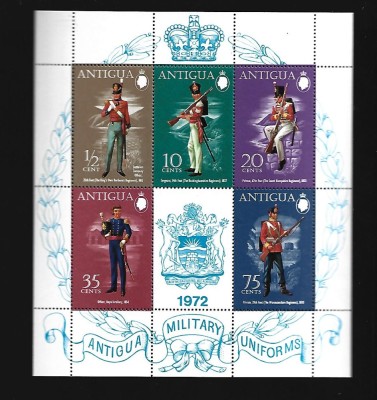 antigua 1972 mnh foto