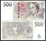 CEHIA 500 KORUN / COROANE 2009 [3] P- 24a K , a UNC / UNC , aproape necirculata