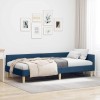 VidaXL Cadru de pat colțar Altele cu headboard albastru 90 x 200 cm 42016124