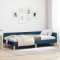 vidaXL Cadru de pat colțar Altele cu headboard albastru 90 x 200 cm 42016124