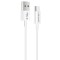 Cablu Date si Incarcare USB la USB Type-C Usams SJ285, 1 m, Alb
