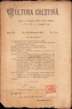 Cultura Creștină 3-4/1918, Blaj - Carte Veche Crestinism