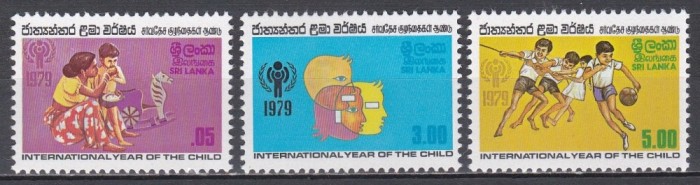 Sri Lanka 1979 - Anul Internațional al Copilului, MNH