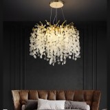 Candelabru Cristal WALTZ Serenade, 6xG9, Auriu, 40cm, Inaltime Reglabila