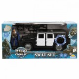 Set vehicul cu figurina, Hero Combat, sunete si lumini, Jeep