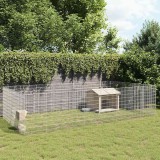 VidaXL Adăpost pentru animale cu 24 panouri, 54x100 cm fier galvanizat
