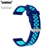 Curea din silicon compatibila cu Samsung Galaxy Watch9 44mm, Olympic Blue