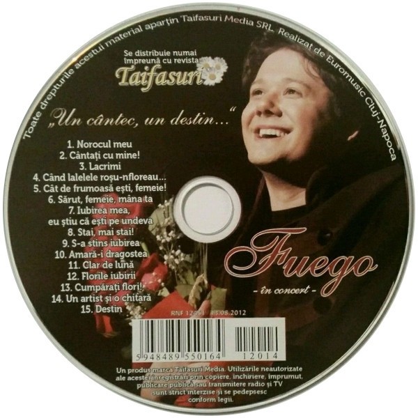 CD Fuego - &bdquo;Un c&acirc;ntec, un destin&hellip;&ldquo; - &Icirc;n concert revista Taifasuri