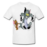 Tricou &quot; Tom and Jerry - pete de cerneala &quot;