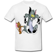 Tricou &amp;quot; Tom and Jerry - pete de cerneala &amp;quot; foto