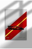 mxm_supercar_16|Poster minimalist cu supermașină, tablouri pe p&acirc;nză fără ramă, Colecția White Design 2025 | A4 (21 x 29.7 cm) - mxm_supercar_16