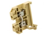 Terminal &Icirc;mbinare Șine 0,5-2,5mm2 Bej 6,1mm TS35