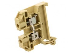 Terminal &Icirc;mbinare Șine 0,5-2,5mm2 Bej 6,1mm TS35