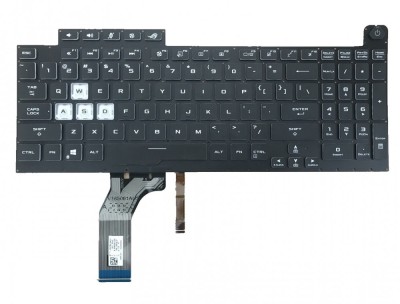 Tastatura Laptop Gaming, Asus, ROG Strix Scar 17 G733QR, G733QM, G733QS, G733QSA, G733ZM, G733ZS, G733ZW, G733ZX, G733CW, G733CX, G733PY, G733PYV, G73 foto